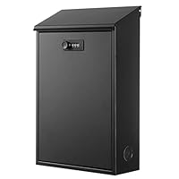 郵便ポスト　ブラック色 Amazon.co.jp: 八番屋 ポスト 郵便ポスト 郵便受け 大型