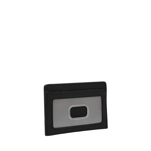 Image of Fossil Women's Logan RFID-Blocking Leather Zip Around Card Case Wallet with Keychain