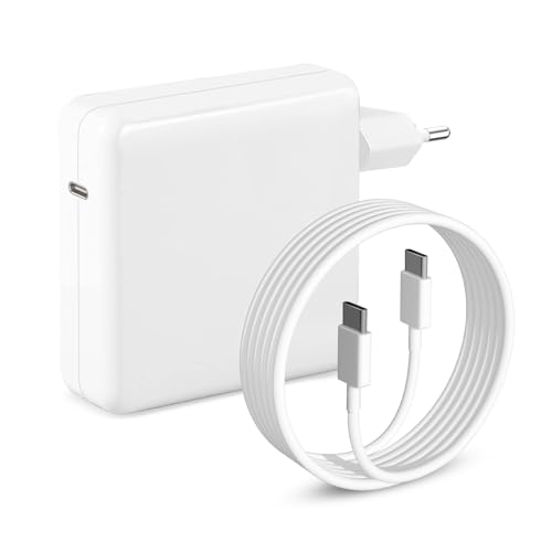 SEYGSTG 100W USB C Rapide Chargeur Compatible avec MacBook Pro 16/15/14/13 Pouces Air 15/13 Pouces 2024-2018 et Tous Les périphériques USB C Inclus câble de 1,8 m