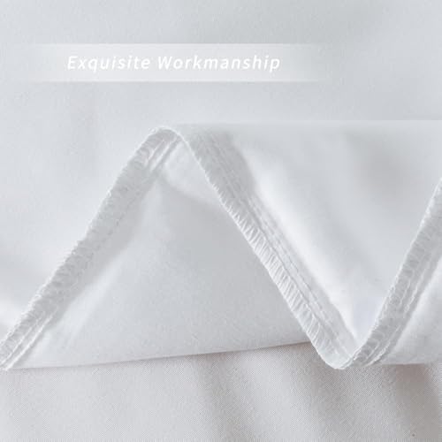 Image of Body Pillow Pillowcase with Zipper 1 piece,White,20 inchx54 inch