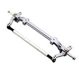Calidad confiable: este eje completo recto delantero trasero de rueda rc para automóvil rc está fabricado con tecnología de mecanizado CNC de alta calidad para garantizar la precisión coincidente y la calidad de ensamblaje entre las piezas.