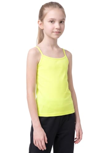 Image of Kurve Girl's Sleeveless Tank Top - Stretch Undershirts Cami Camisole, UV Protective Fabric, Rated UPF 50+ (Made in USA)