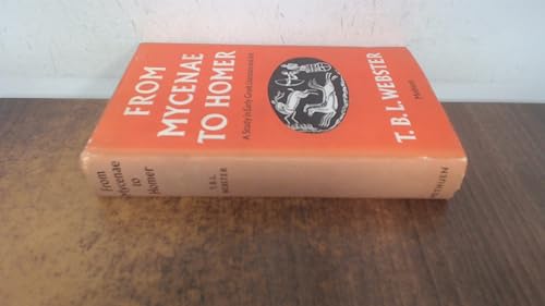 From Mycenae to Homer 0416604404 Book Cover