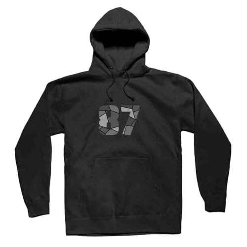 Sweatshirt 87 Number unisexe noir idéal pour vos sorties urbaines