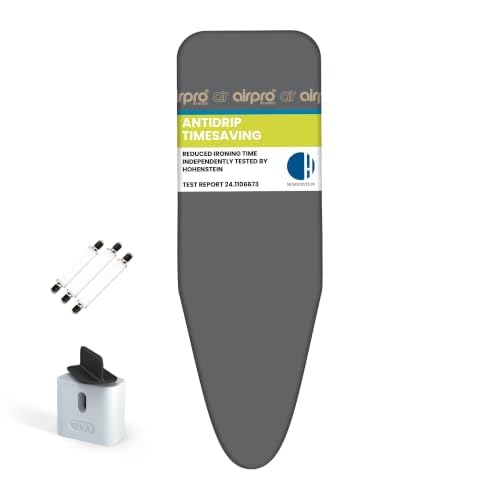AIRPRO By Widex 6-lagiger Bügelbrettbezug für Dampfbügeleisen - Größe XL universal max 125x...