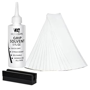 Wedge Guys Golf Grip Kits for Regripping Golf Clubs – Professional Quality – Options Include Hook Blade, 15 or 30 Grip Tape Strips, 5 or 8 oz Grip Solvent & Rubber Vise Clamp