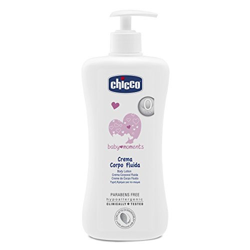 Chicco Baby Moments Crema Corpo Fluida, 500 ml