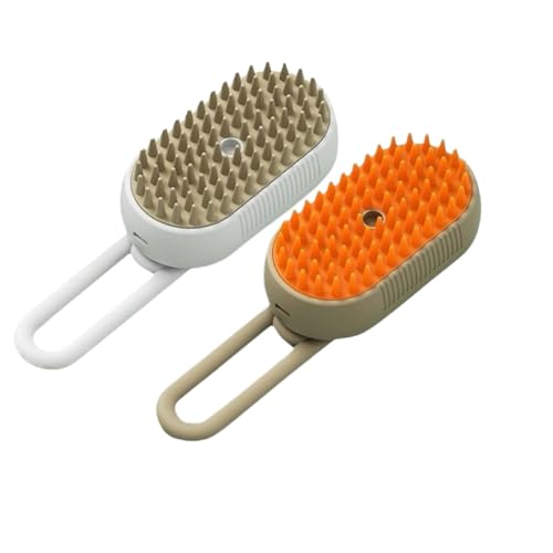 Escova A Vapor Para Gatos Cães 3 Em 1 Escovas Elétricas De Pêlos Pentes De Massagem Animais De Estim