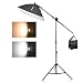 Emart 45W Dimmable LED with Double Color Temperature Continuous Lighting Studio Kit, Boom Arm Hairlight Softbox for Photography Lighting and Photo Vedio Shooting