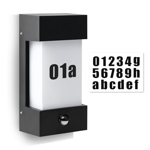 Kerry Wandleuchten Innen Aussen Wandlampe mit Bewegungsmelder IP44...