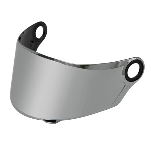 Image of PSLER Shatterproof Motorcycle Helmet Visor for LS2 FF358 FF396,Silver | Impact-Resistant ,UV400 Protection, Motorcycle Tinted Face Shield for LS2 FF358 FF396,Visor Replacement