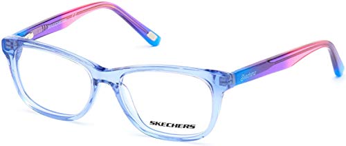 Gafas graduadas Skechers SE 1643 086 azul claro con montura ligera para corregir la visión diaria