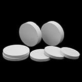 High-Purity Magnesium Oxide Ceramic Plates - High-Temperature Resistant Circular Gaskets for Industrial Use-1pc(D30*3)