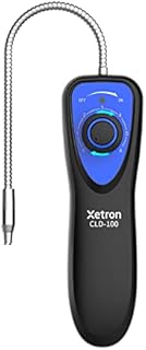 Xetron HVAC Refrigerant Leak Detector Automotive AC[for R134A R410A R22 R1234YF] Freon Sniff Halogen Gas Leak Detector, 6 Adjustable Sensitivity, CFCs HCFCs HFCs HFOs, CLD-100 Upgraded from WJL-6000