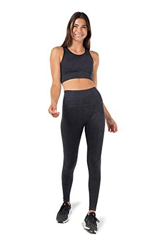 Kyodan Women’s High Impact High Compression Workout Seamless Sports Bra Tank Top Graphite #TOP4