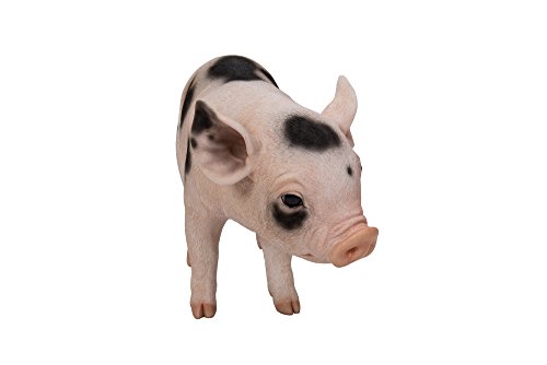 Hi-Line Gift Ltd Standing Pig Statue With Black Spots #TOP4