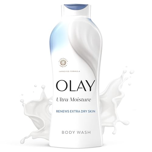 Image of Olay Body Wash for Women, Ultra Moisture, For Extra Dry Skin, 24hr Moisturizing, Hydrating & Refreshing, B3 Vitamin Complex, Free of Parabens & Phthalates, Scented, 22 fl oz
