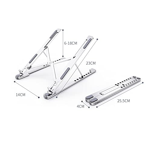 Soporte para portátil de aleación de aluminio ajustable miniatura 2