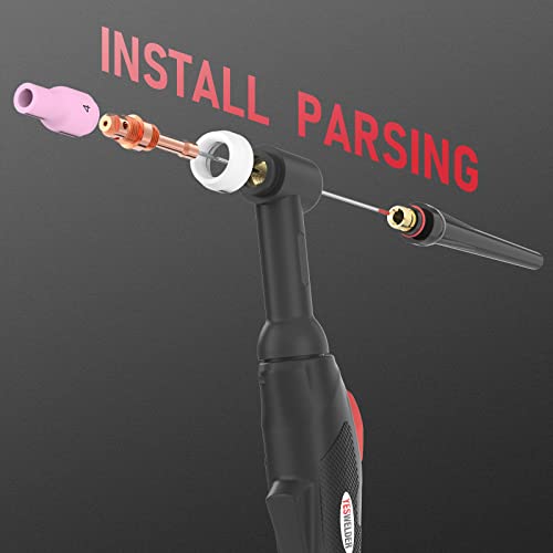 Yeswelder Tig Welding Tungsten Electrode 2% Thoriated 1/16" X 7" (Red, Wt20/Ewth-2) 10-Pk #TOP4