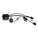 Alla Lighting 9008 H13 LED Decoders Plug-N-Play Anti-Flickering Fix Warning Error Code Canceler Capacitor Kit Harness for LED Headlight DRL Conversion Kits Bulbs