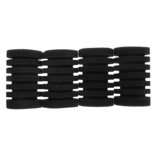 TOYANDONA 4 Esponjas de Filtro Negras para Acuario, Repuesto Silencioso Sistema de Oxigenación, Circulación y Filtración, Tamaño Pequeño, Accesorio para Mantenimiento de Bombas y Filtros