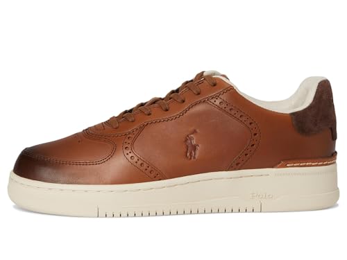 Polo Ralph Lauren, Men, Master Court Brogue, Tan, 11.5, Medium4