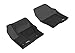 3D MAXpider Front Row Custom Fit All-Weather Floor Mat for Select Lincoln MKC Models - Kagu Rubber (Black)