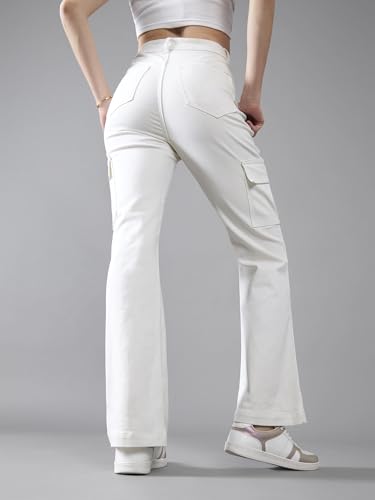 Image of Dolce Crudo High Rise Bootcut Jeans for Women