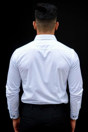 Image of Foomer Green Paisley Printed Opaque Party Shirts