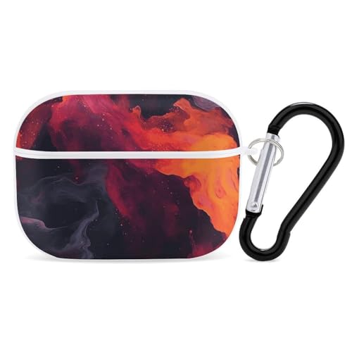 Airpod Pro ��2����/��1����t�̐��ʃP�[�X�J�o�[ �ϏՌ��ی�P�[�X �L�[�`�F�[�������O�t�� ���h�~ �n�[�h PC �t���h���b�v �w�b�h�t�H���P�[�X �j�����p �z���C�g