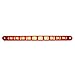 United Pacific 10 LED 9" Stop, Turn & Tail Light Bar Only - Red LED/Red Lens (Bulk)