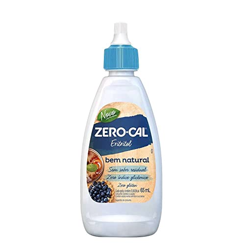 Eritritol Adoçante Líquido Zero-Cal Natural Sem Amargor 65 ml