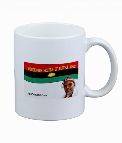 Biafra Liberation Mug - 11oz Ceramic coffee cup/African pride gift/Nigerian Biafran heritage & Cultural identity freedom symbol.