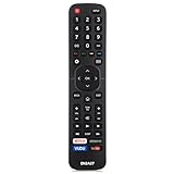 MYHGRC New Replacement Hisense Remote Control EN2A27 for Hisense LCD LED HD Smart TV, No Setup Needed Hisense TV Remote, with Netflix, Vudu, Amazon and YouTube Buttons
