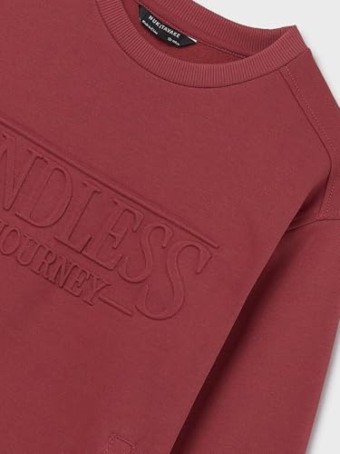 Mayoral Embossed Pullover for Boys BlackBerry3