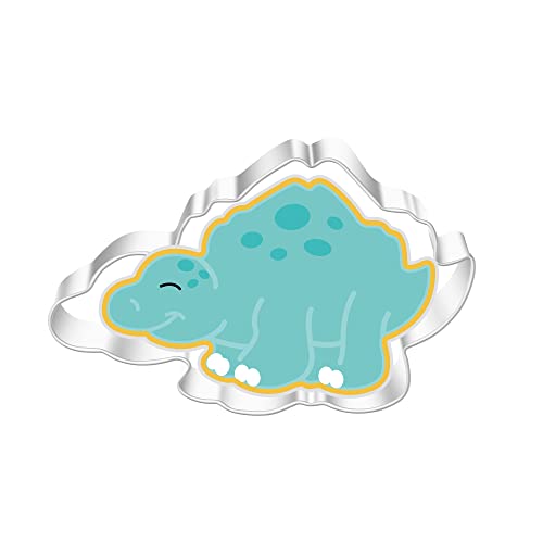 Dinosaur Cookie Cutter Set,5Pcs Stainless Steel Biscuit Molds,Includes 5 Different Shapes. #TOP6