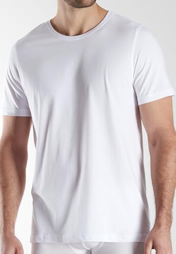 Bugatti Camiseta para hombre, color blanco, 2 unidades, Blanco-claro-uni, 58