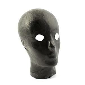 Rubberfashion Latexmasker voor vrouwen anatomisch – Latexmasker kap met openingen voor ogen en neus voor vrouwen