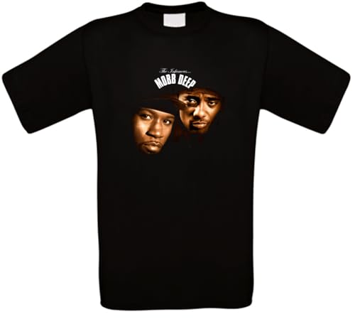 Senas-Shirts Mobb Deep Queens - Camiseta Negro L