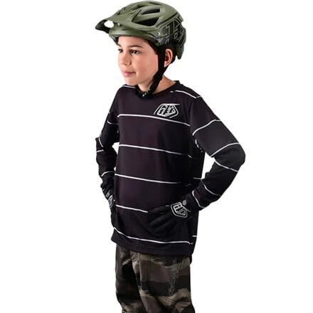 Troy Lee Designs Cycling MTB Bicycle Mountain Bike Jersey Shirt for Youth, FLOWLINE LS Jersey