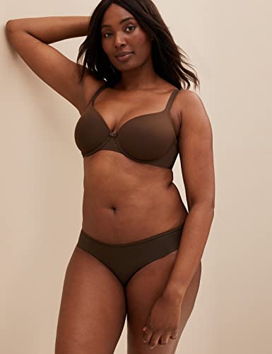 Image of Marks & Spencer Body Flexifit Womens Polyamide Blend Solid Low Rise Brazilian Knicker (Pack of 3)