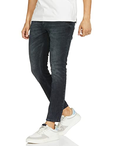 Image of Spykar Men's Slim Jeans (ECKN-02BA-009 Charcoal Black 36)