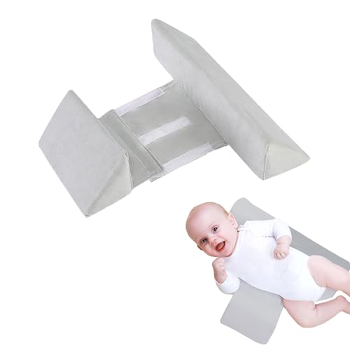 Image of ParkistStar Wedge Pillow for Newborns Adjustable 45-Degree Provides Front and Back Support for a Comfortable Sleep Experience (Gray)