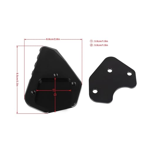 Coussin béquille moto GSXR 1300 élargisseur béquille latérale