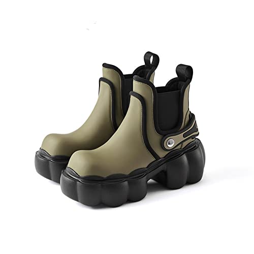 Chaussures avec boucle à sangle et semelles épaisses anti-froid - 3