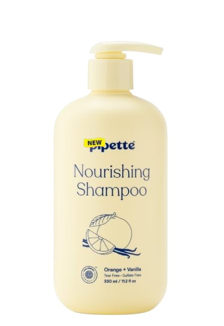 Pipettes~ Daily Nourishing Kids Shampoo Tear-Free for All Hair Types & Textures 11.2 fl oz pack 1