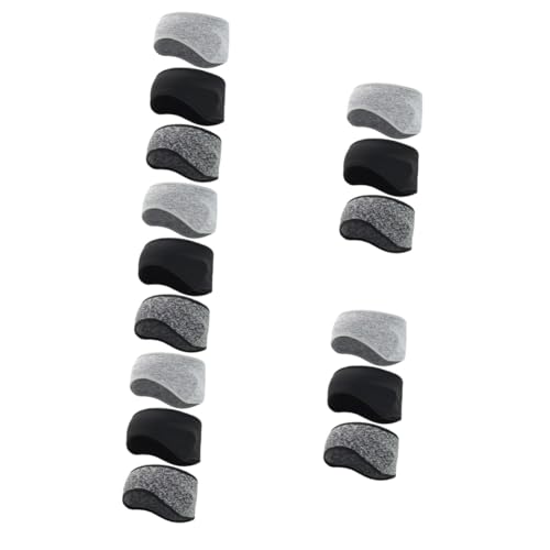 Bandeau sport protège-oreilles extensible en toison thermique isolante pour homme