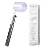 Scoop Handle – for Protein Powders, Meal Replacements, Mass Gainers, and Supplements Provided in Large Containers. Stainless Steel. Utensil Length: 6 Inches.