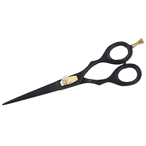 Friseurschere, Effilierschere 5.5 Schwarz Haarschneideschere für Friseur für Damen und Herren, Schere zum Haarschneiden Cover
