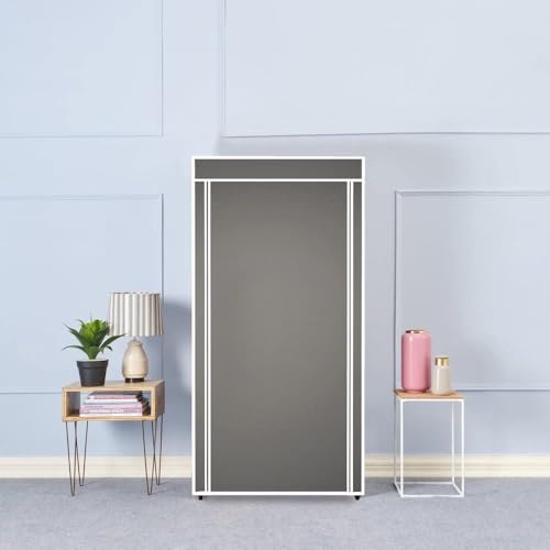 Image of YouCopia Shoe Rack for Home Non Woven Fabric - DIY Multipurpose Shoe Rack Organizer, 6-Layer Shoe Rack for Home -Shelf with Dustproof Door Entryway for Heels /Slippers /Boots (Grey, 6-Layer)
